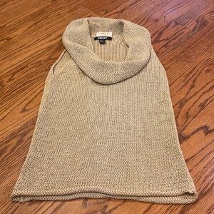 DKNY Cream Sleeveless Knit Top